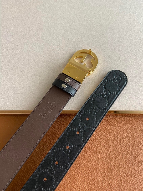 スーパーコピーグッチベルト細部ディテール